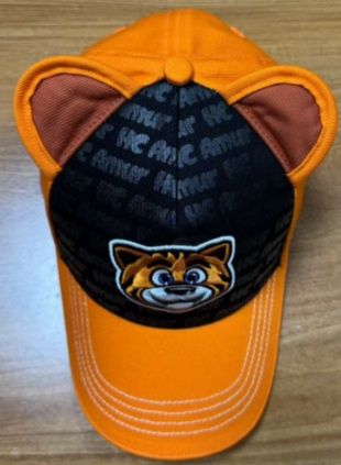 Cap HC Amur orange+black kid 25.06.24