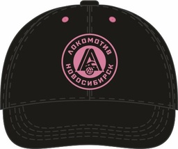 Cap VC Lokomotiv black, pink logo 26.06.17